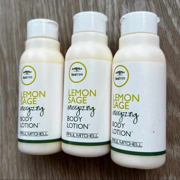 New! Paul Mitchell Tea Tree Lemon Sage Energizing Body Lotion Set - Picture 3 of 4